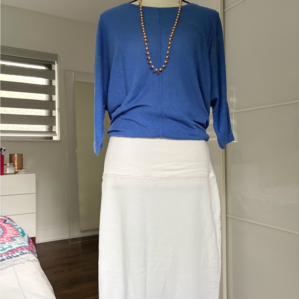 Bleusalt The Perfect Skirt white size small. NWOT